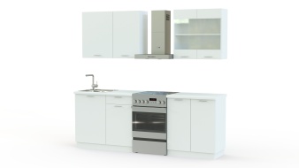 Кухня Элен Бордо BMS готовый комплект