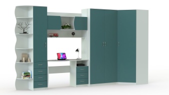 Современная Шкаф угловой Бокс 01 BMS