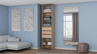 Стеллаж для одежды Мирта 77 BMS по индивидуальному размеру