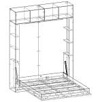Схема сборки Шкаф-кровать с диваном Дино 6 BMS