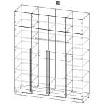 Шкаф распашной Айва 13 BMS