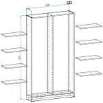 Стеллаж Финнби Finnby