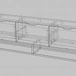 Чертеж Тумба под ТВ Хлоя 11 BMS