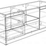 Чертеж Тумба под ТВ Адис 8 BMS