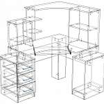 Схема сборки Компьютерный стол МБ 40.1 BMS