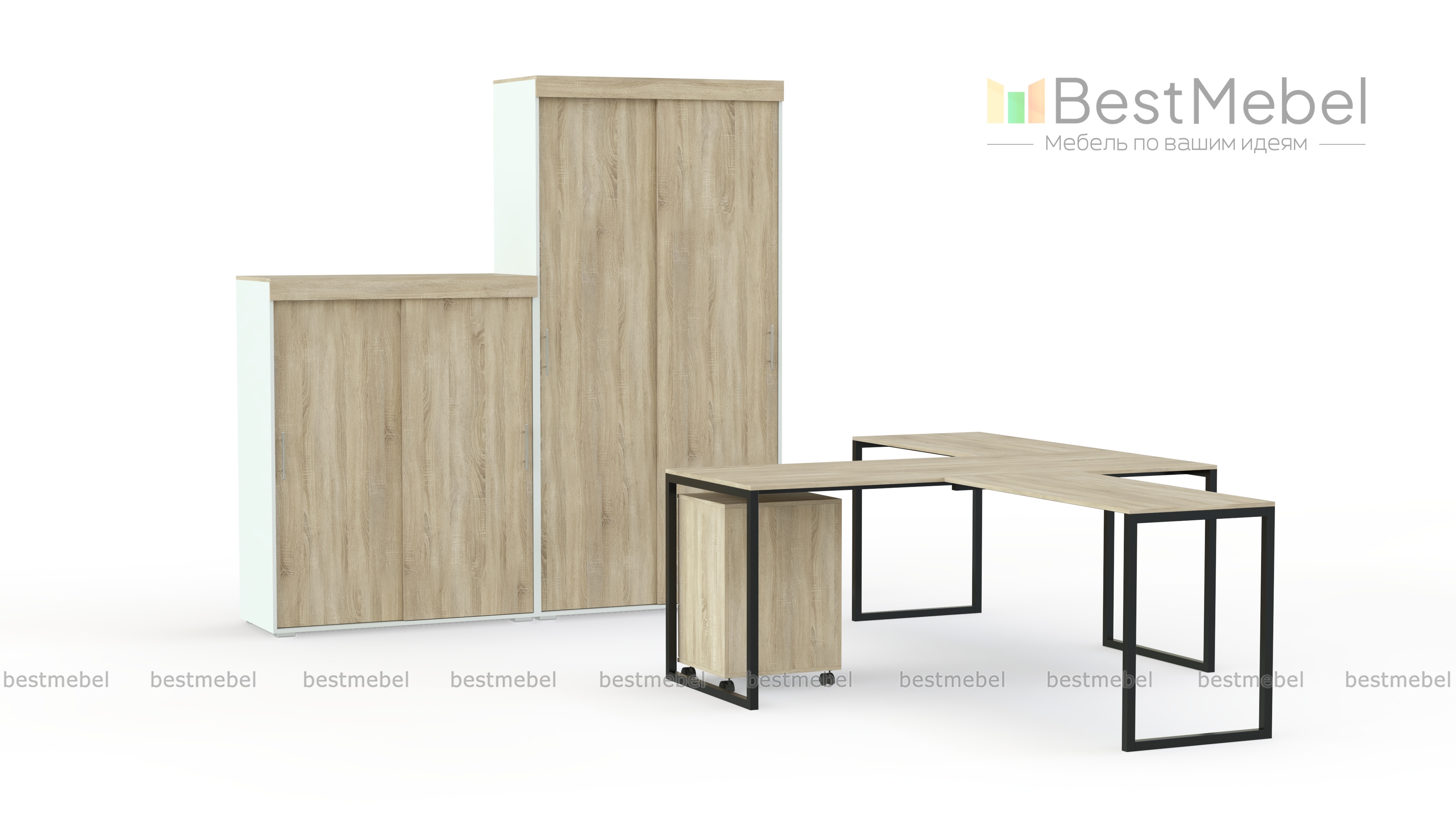 Офисный комплект Open Space 4 BMS