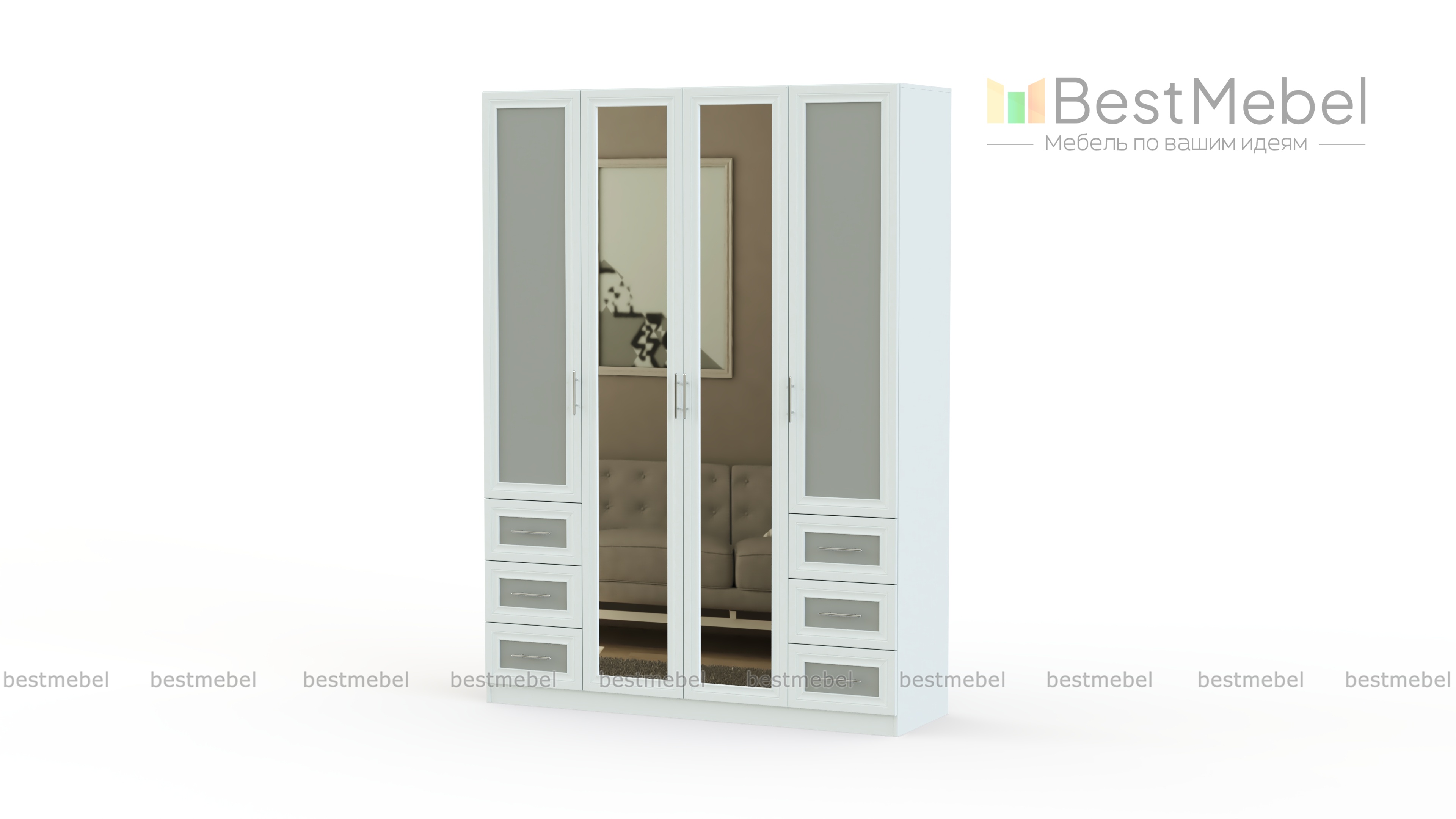 Распашной шкаф Крона 21 BMS