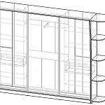 Чертеж Шкаф-купе Концепт-14 BMS
