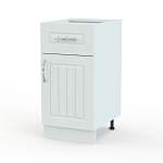 Шкаф напольный Снежная королева с 1 ящиком и дверью BMS - Фото 1