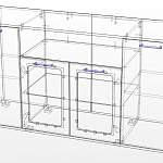 Схема сборки Комод Витрина K-3 BMS