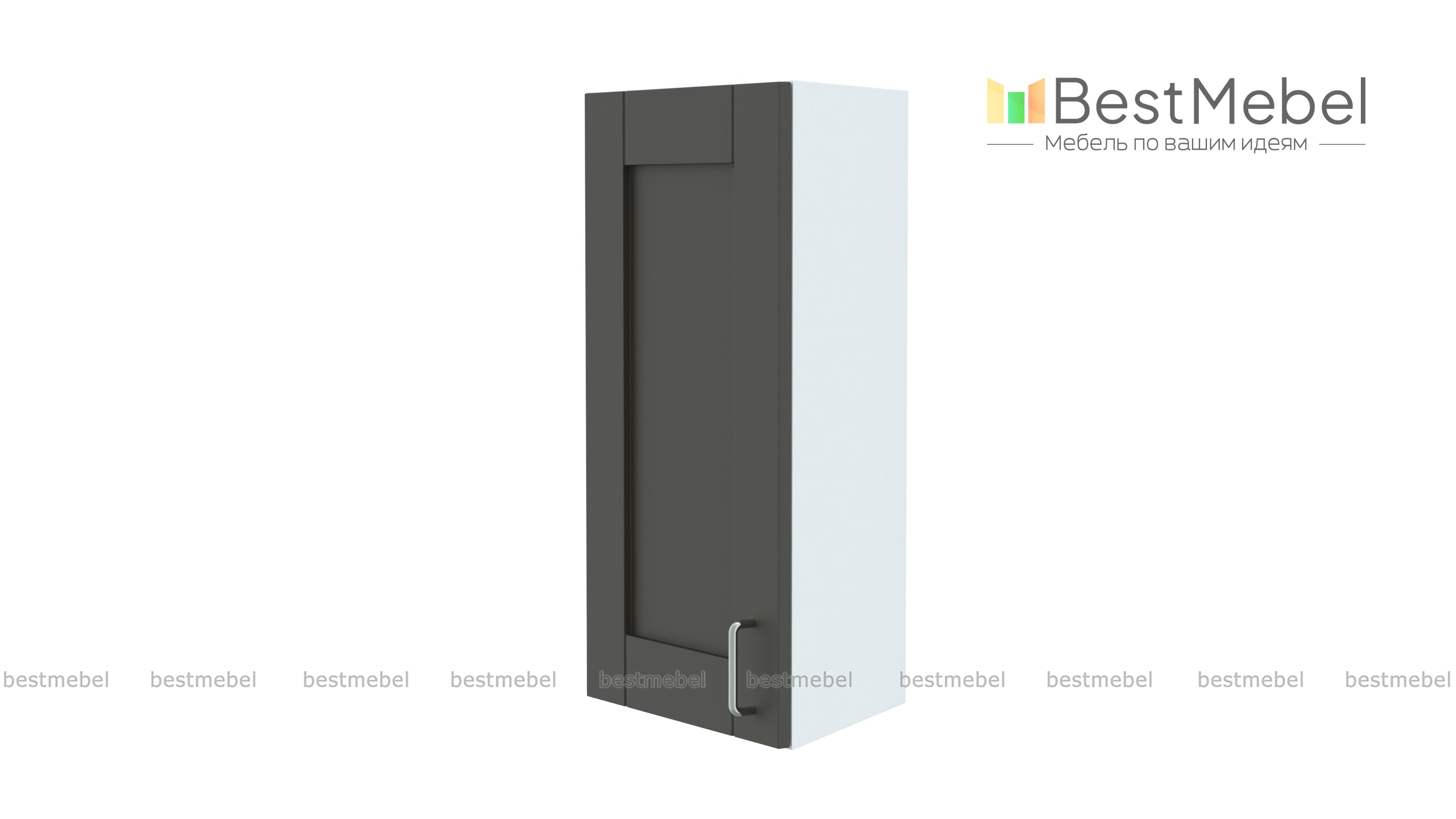 Шкаф верхний торцевой Лофт BMS - Фото