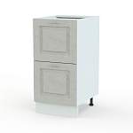 Шкаф нижний Гарда 400 2 больших ящика BMS - Фото 1