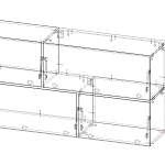 Комод Флэш навесной (1600х800х400)