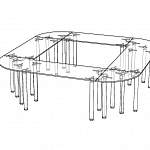 Схема сборки Стол для переговоров Multimeeting к7 BMS