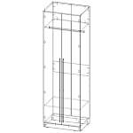 Шкаф распашной Айва 2 BMS