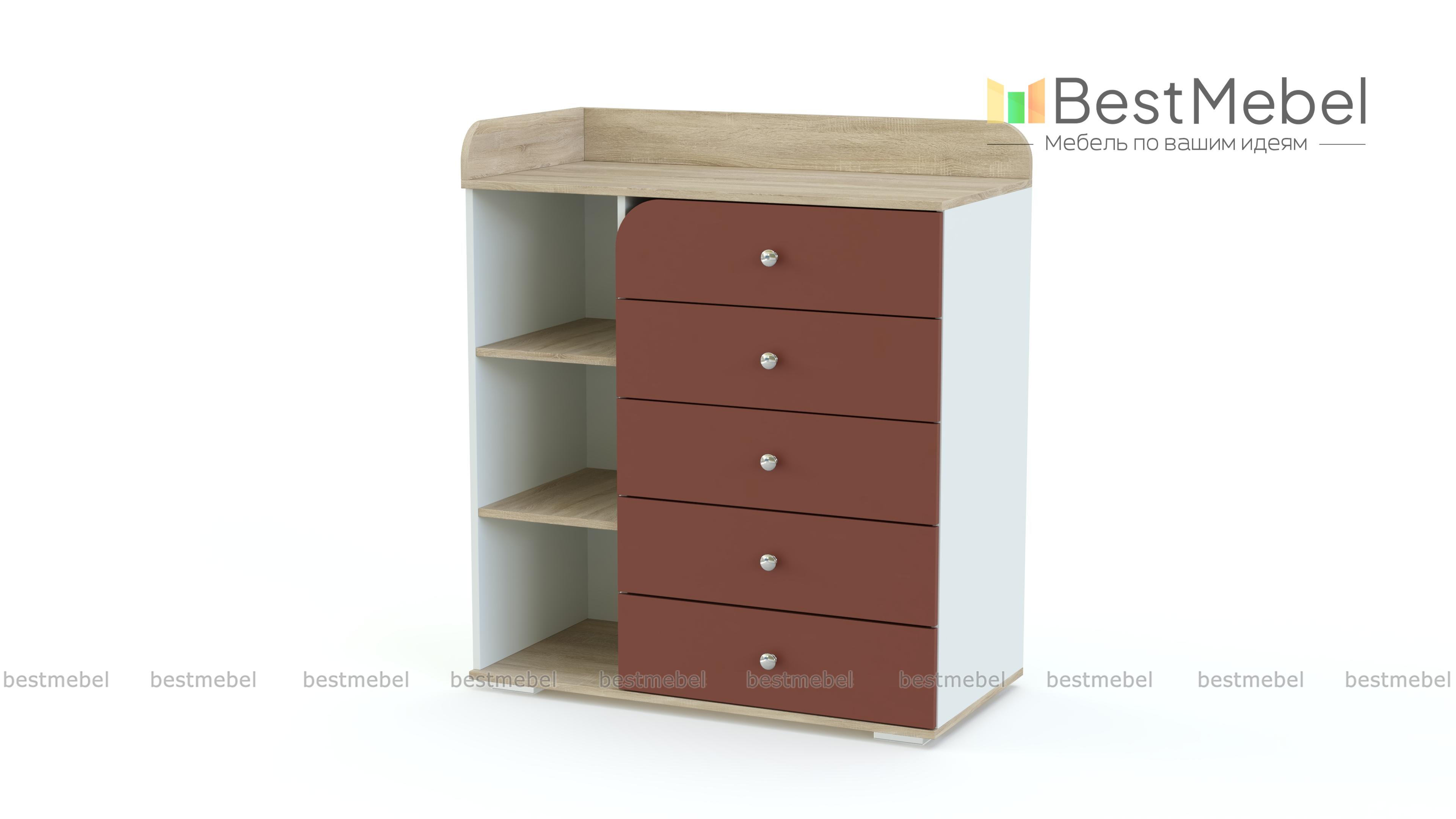 Пеленальный комод Арка 2 BMS - Фото