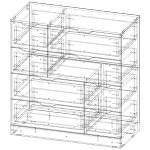 Комод Нордли Nordli 4