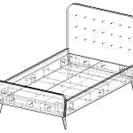 Схема сборки Кровать Лен 20 BMS