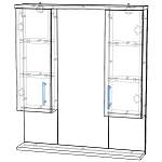 Схема сборки Зеркало для ванной Роллин 1 BMS