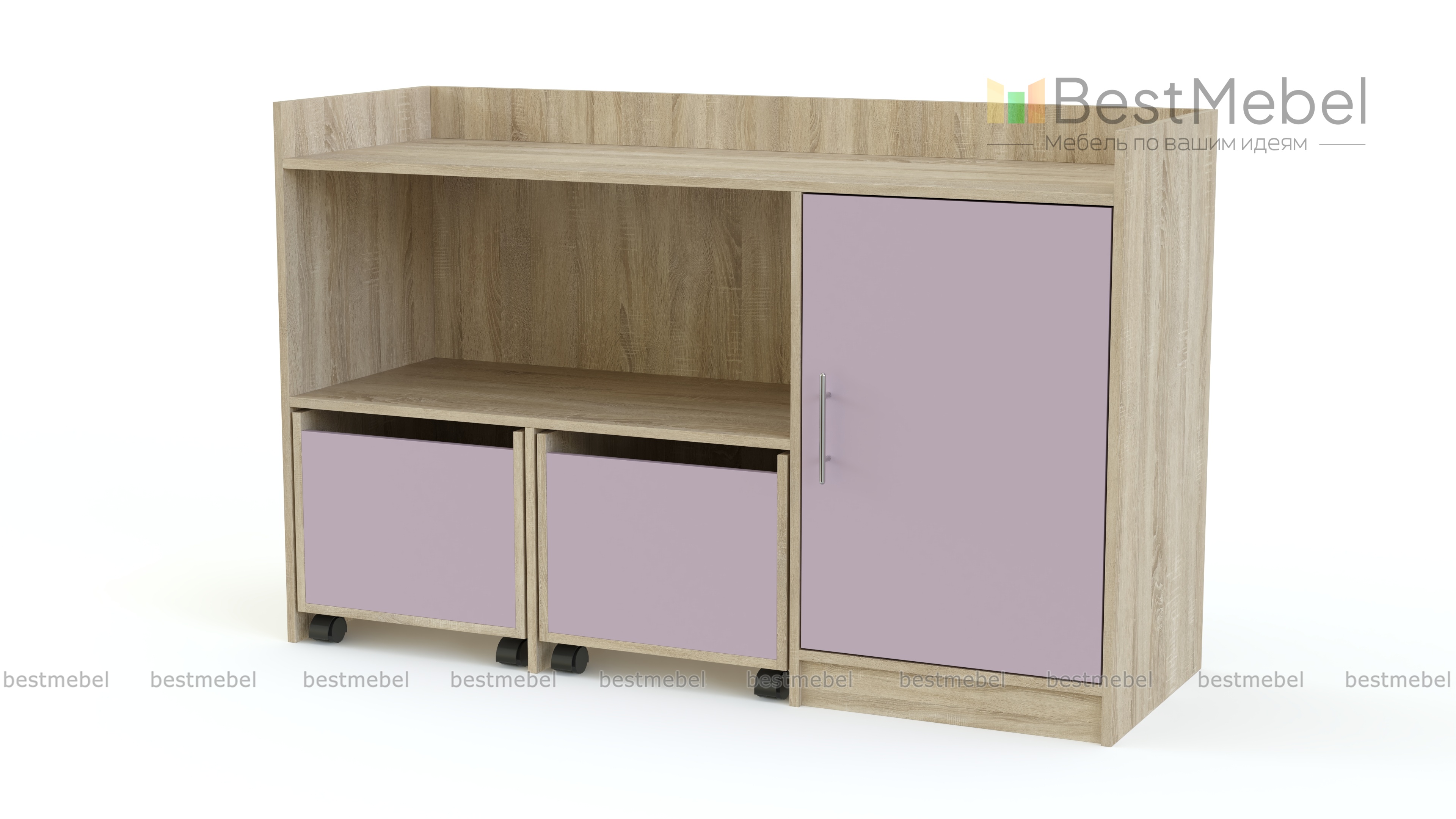 Ящик для игрушек на колесах №3 BMS