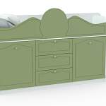 Кровать-чердак Стриж-1 BMS - Фото 3