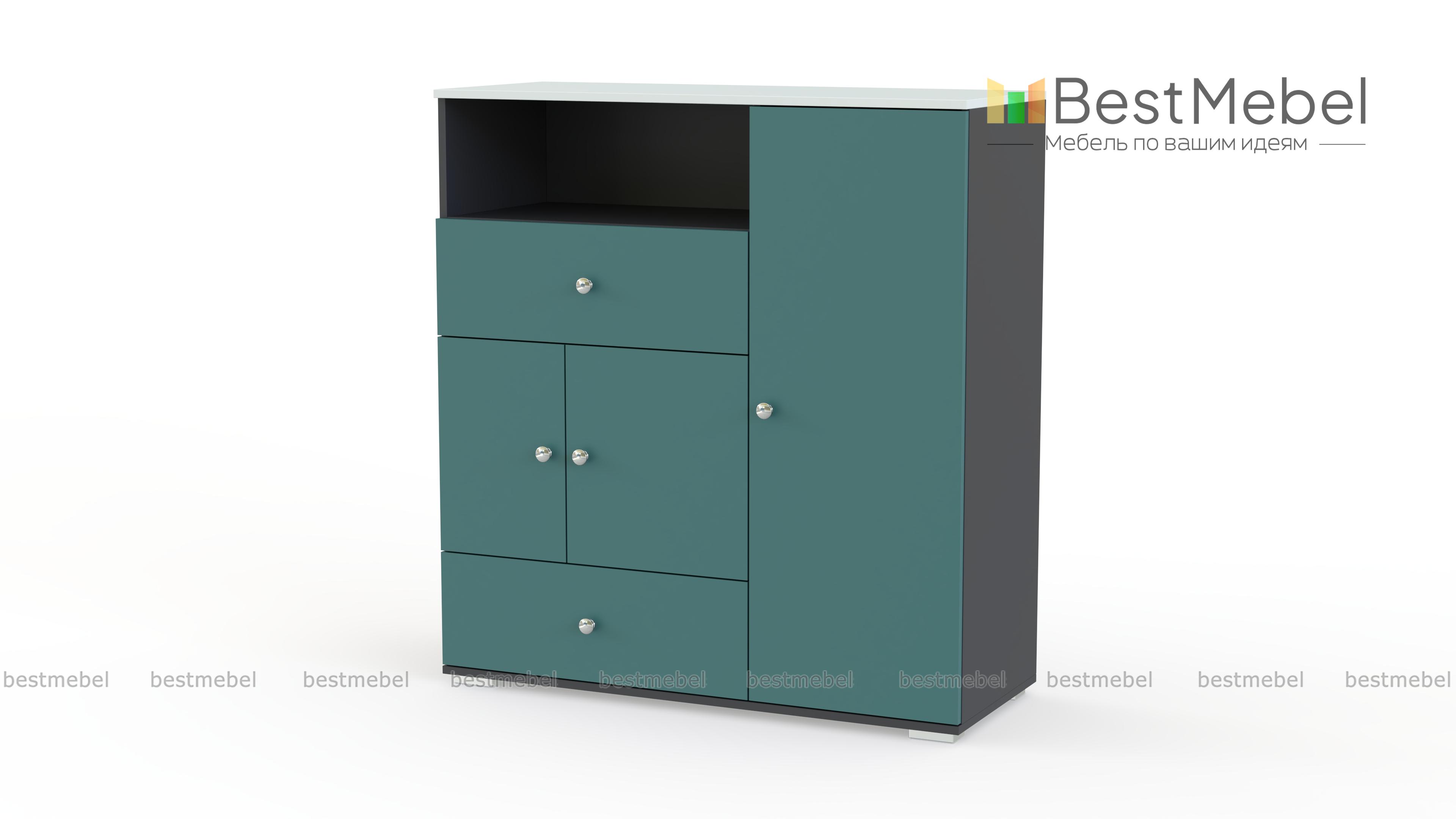 Комод Молодежный Стрит BMS - Фото