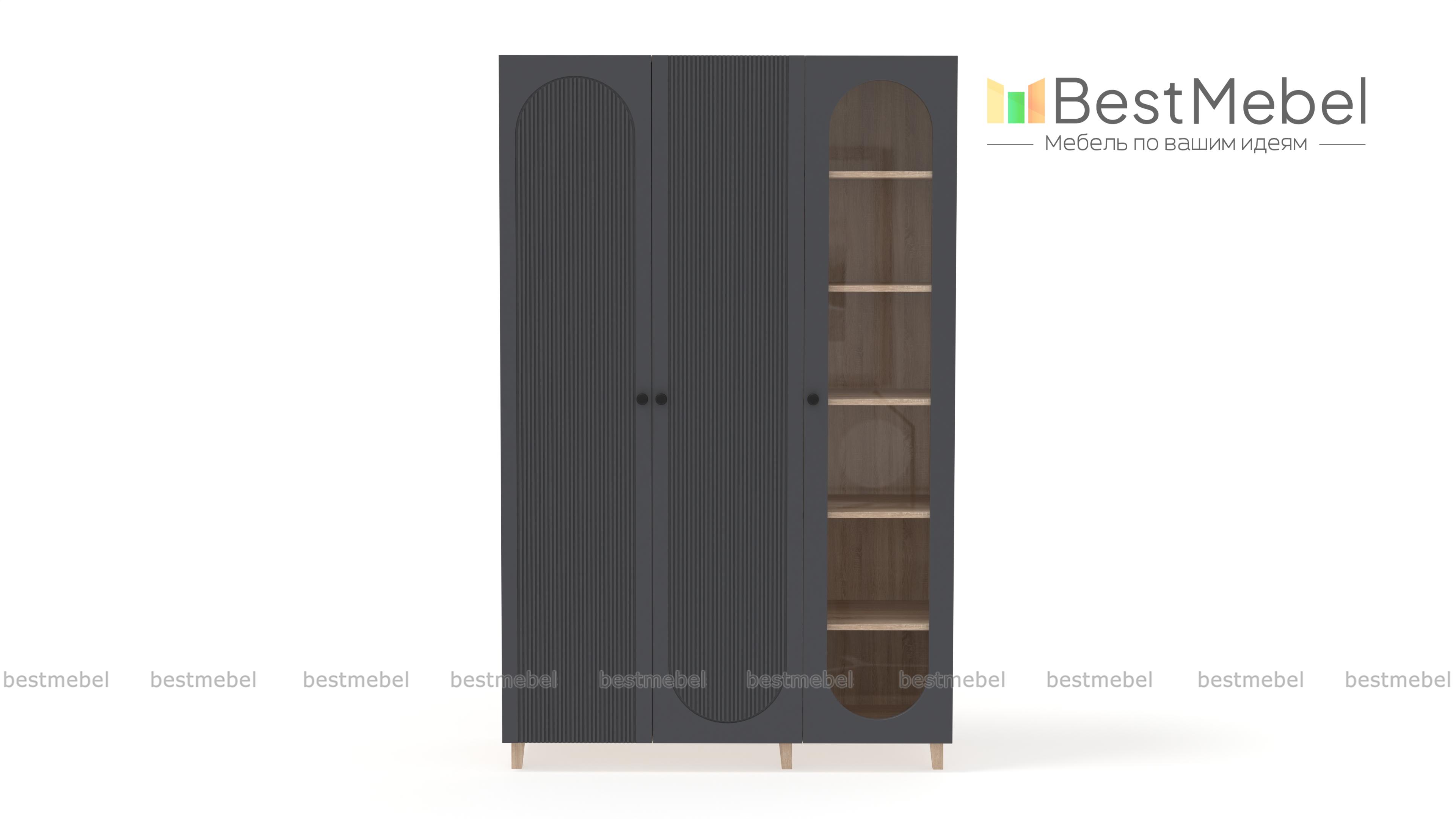 Шкаф распашной Рене 9 BMS - Фото