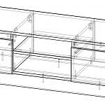 Схема сборки Тумба под ТВ ЖК-120 BMS