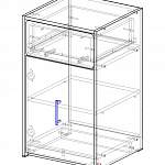 Схема сборки Прикроватная тумба Эден Т BMS