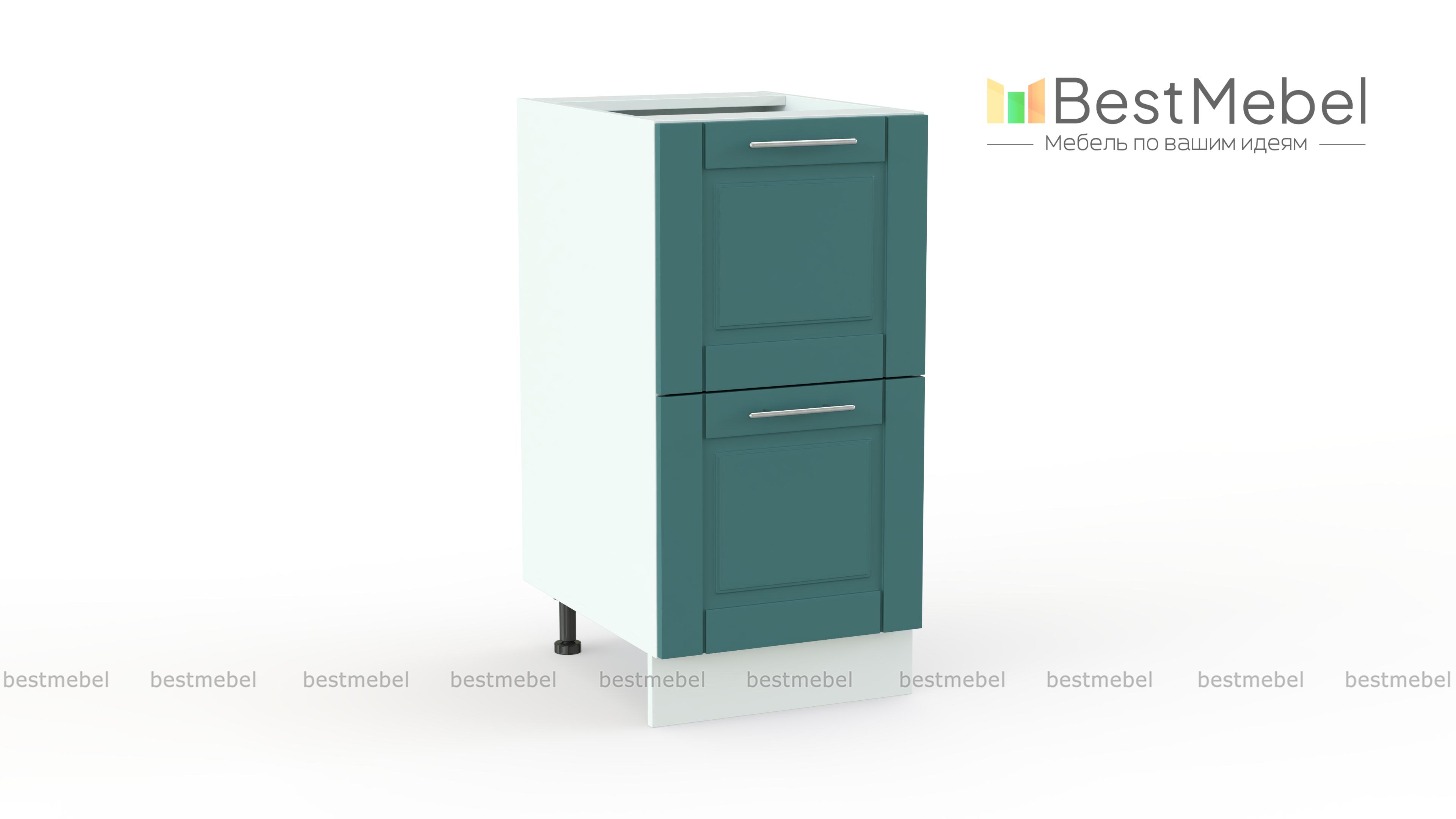 Шкаф нижний 2 ящика Палермо BMS - Фото