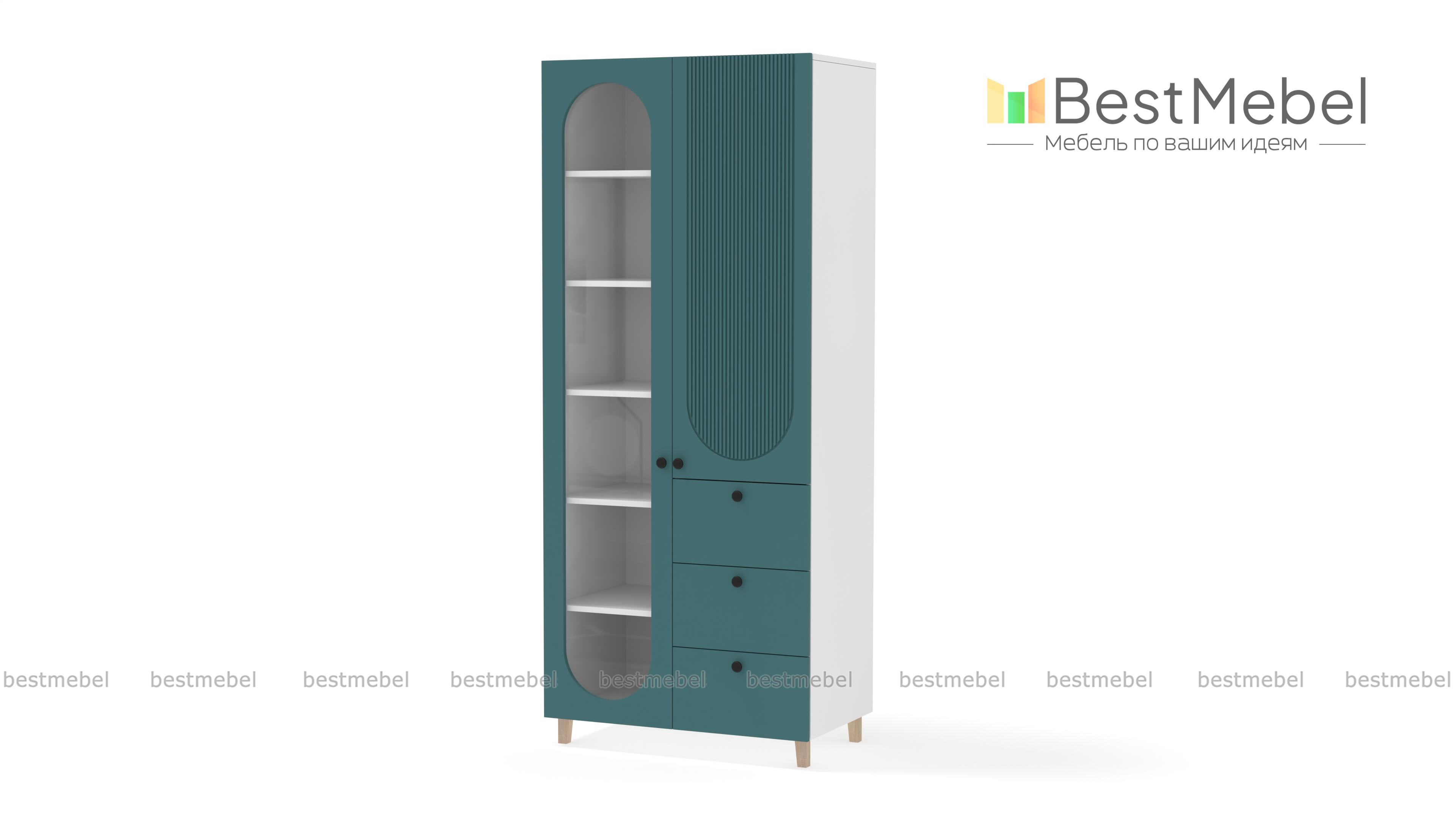 Шкаф распашной Рене 7 BMS - Фото