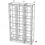 Чертеж Шкаф распашной Оттава 11 BMS