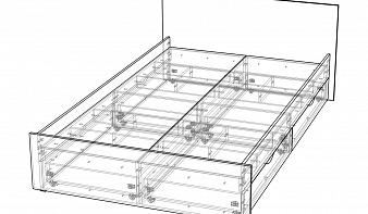 Схема сборки кровати саломея
