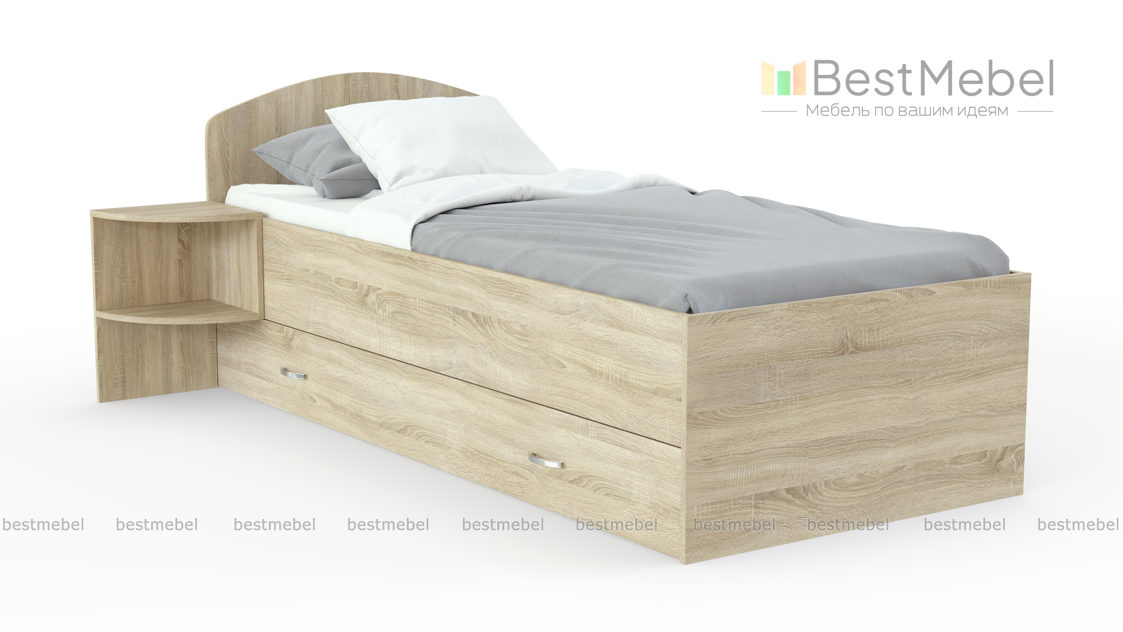 Кровать Mebi BMS