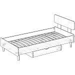 Схема сборки Кровать Лист 20 BMS