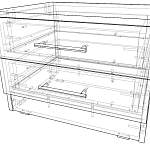 Схема сборки Прикроватная тумба Рената 1 BMS